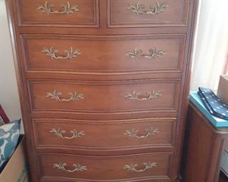 Kindel Furniture Co.  French Provincial Cherry Dresser - There are two Dressers and two Nightstands