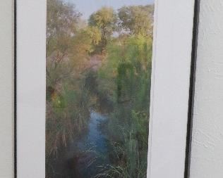 "Heritage Glen" print by Fort Worth artist, Luther Smith (1950- )