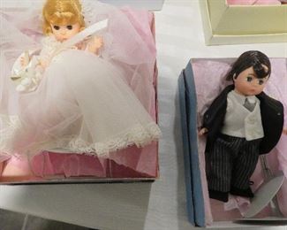 Madame Alexander bride and groom dolls