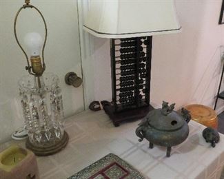 Abacus lamp