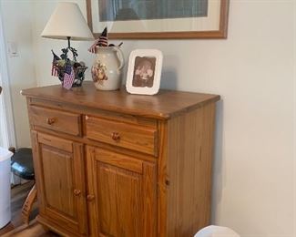 Sideboard 
Width 38 1/2”
Depth 24”
Height 35 1/2”