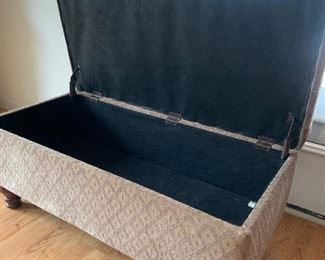 Open view of padded chest