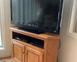 Corner TV stand HAS SOLD 
VIZIO 58” HDTV
NOT smart