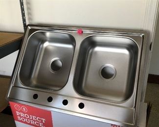 We even have a new kitchen sink!