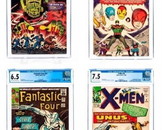 Vintage Marvel comic books, Avengers, Fantastic Four, X-Men