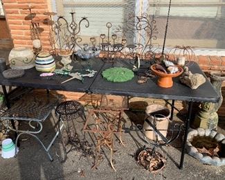 LOTS of outdoor decor