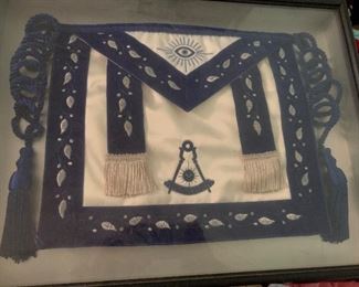 Framed Masons apron
