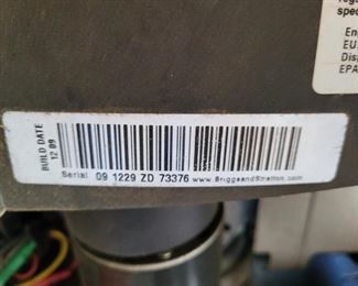 BRIGGS AND STRATTON MOTOR