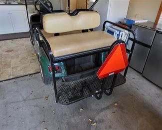 EZGO GAS GOLF CART STREET READY . BUY IT NOW 6500.00
