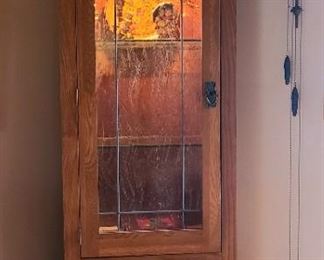 Display cabinet one of a pair