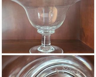 Simon Pearce Bowl on pedestal