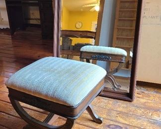 Foot Stool and Mirror