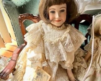 Mary Sides hand-made dolls