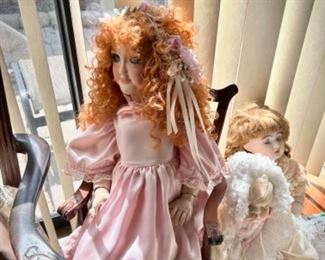 Mary Sides hand-made dolls