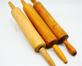 Wooden Rolling Pins (Set of 3)
