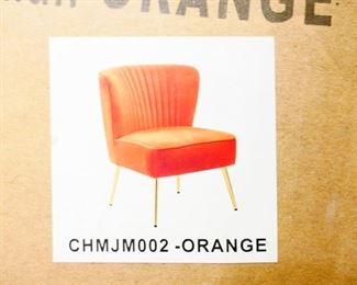 Jayden Creation Orange MCM Monica Side Chair
