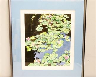 "Water Lilies" Painting by Dick Stern