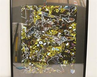 Framed Abstract Art by Dick Stern