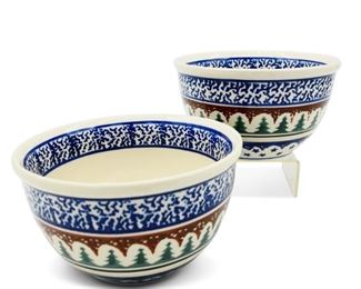 Hand Made Bowls by Ceramika Artystyczna (Set of 2)