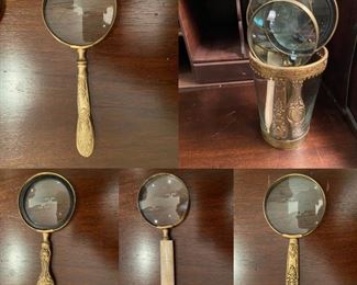 Collection Decorative Magnifying Glasses