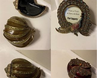 Enamel Boxes & Small Frame 1-3/4”” x 1-3/4”