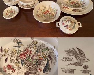 Johnson Bros England Bird of Paradise 