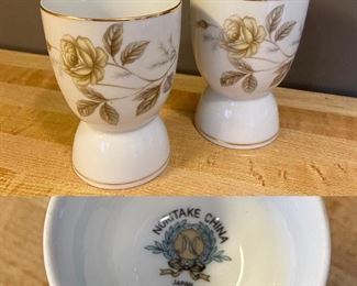 Noritake Japan Debonair 5426 Set of 2 Egg Cups
