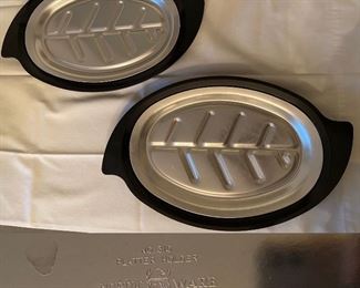 Nordic Ware Steak Plates with Metal Inserts