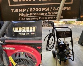 Craftsman Vanguard 7.5 HP High-Pressure Washer 