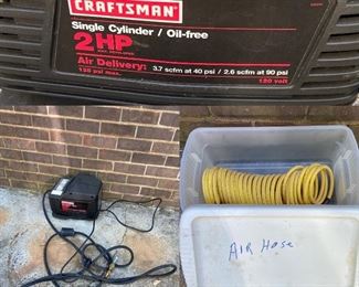 Craftsman Single Cylinder / Oil-Free 2HP Air Delivery 