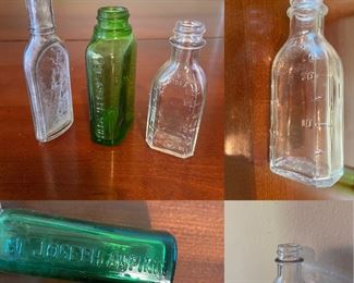 Vintage Green St Joseph’s Aspirin Bottle