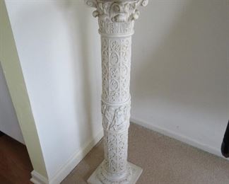 Carved Stone Pedestal