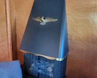 MCM Hanging Wall Fireplace