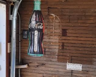 Vintage Metal Coke a Cola Sign