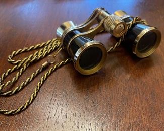 Black and Gold Finissimo Optical Opera Glasses