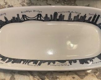 RARE Fish’s Eddy Homer Laughlin NYC Skyline Dish 