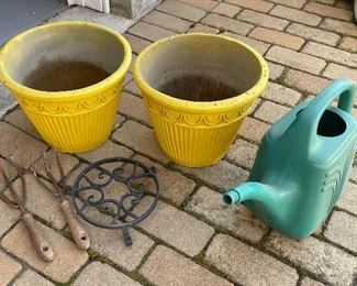 Planters and Garden Tools