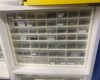 Misc Items in Drawers for Workshop