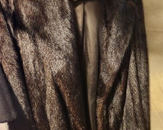 black mink jacket