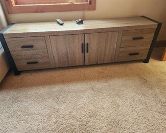 tv stand/console with lots of storage 72x16x22