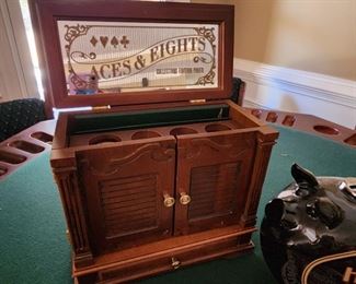 Franklin Mint Aces and Eights Poker Game