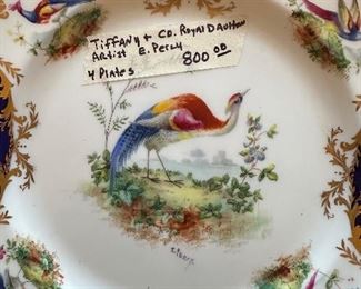 E Percy Tiffany and Co. Royal Doulton Plates