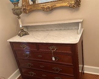 French Period server marble top
