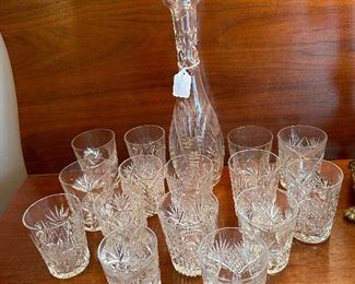 American Brilliant Cut Glass bourbon glasses