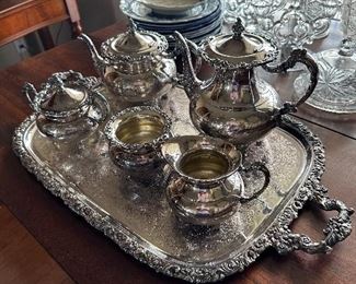 Nice Silverplate Tea & Coffee Service