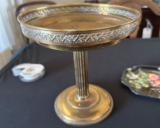 Nice brass compote 