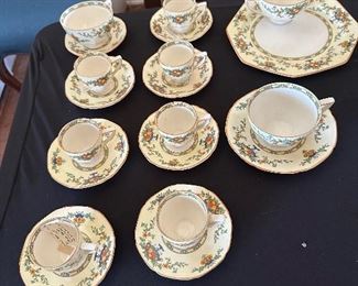 Demitasse cup and saucers