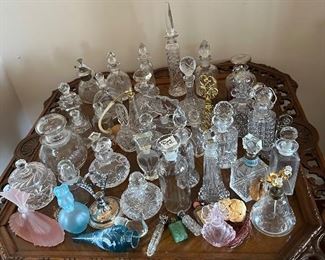 Huge Collection of Fine Perfume bottles