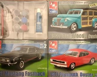 AMT Skill Level 2 Model Car Kits 