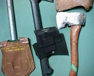 All Purpose Camping Shovel and Axes 